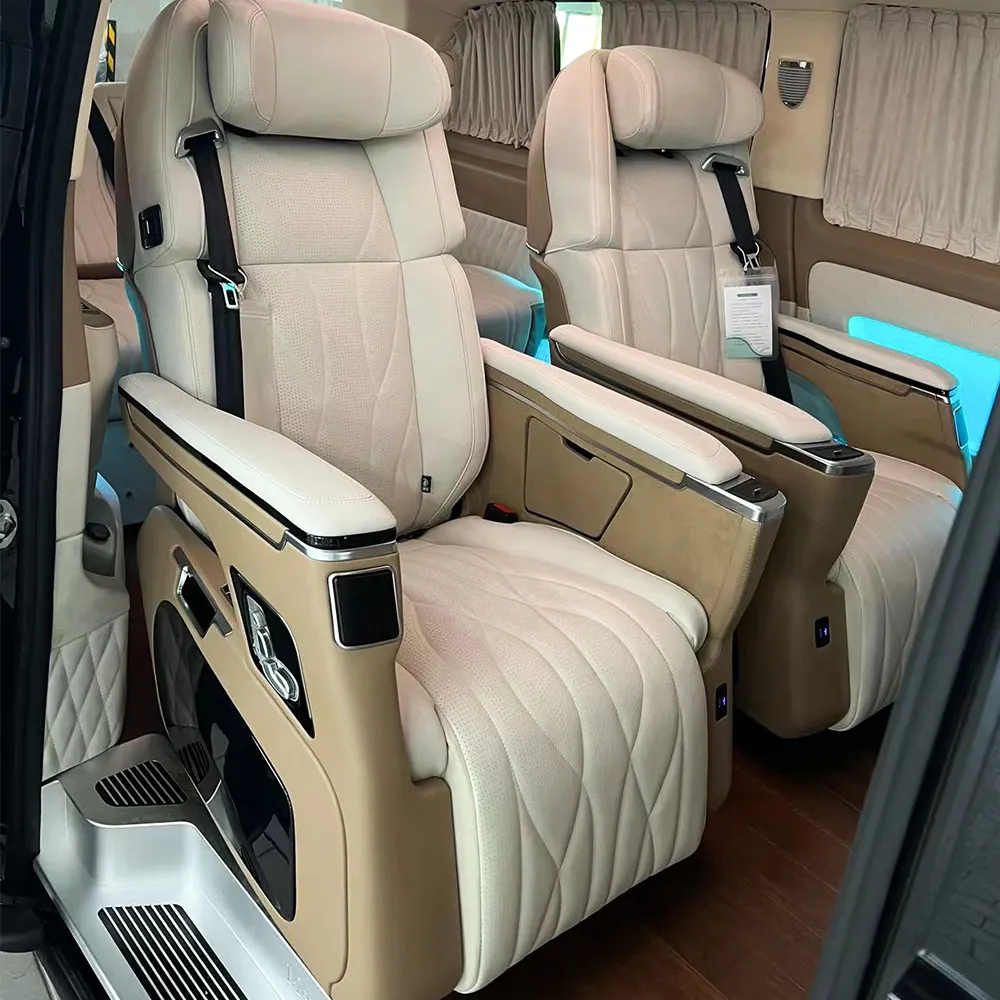 Ghế ngồi ô tô da điện tùy chỉnh Vip Luxury để sửa đổi Sprinter vito có hệ thống thông gió / sưởi ấm / massage