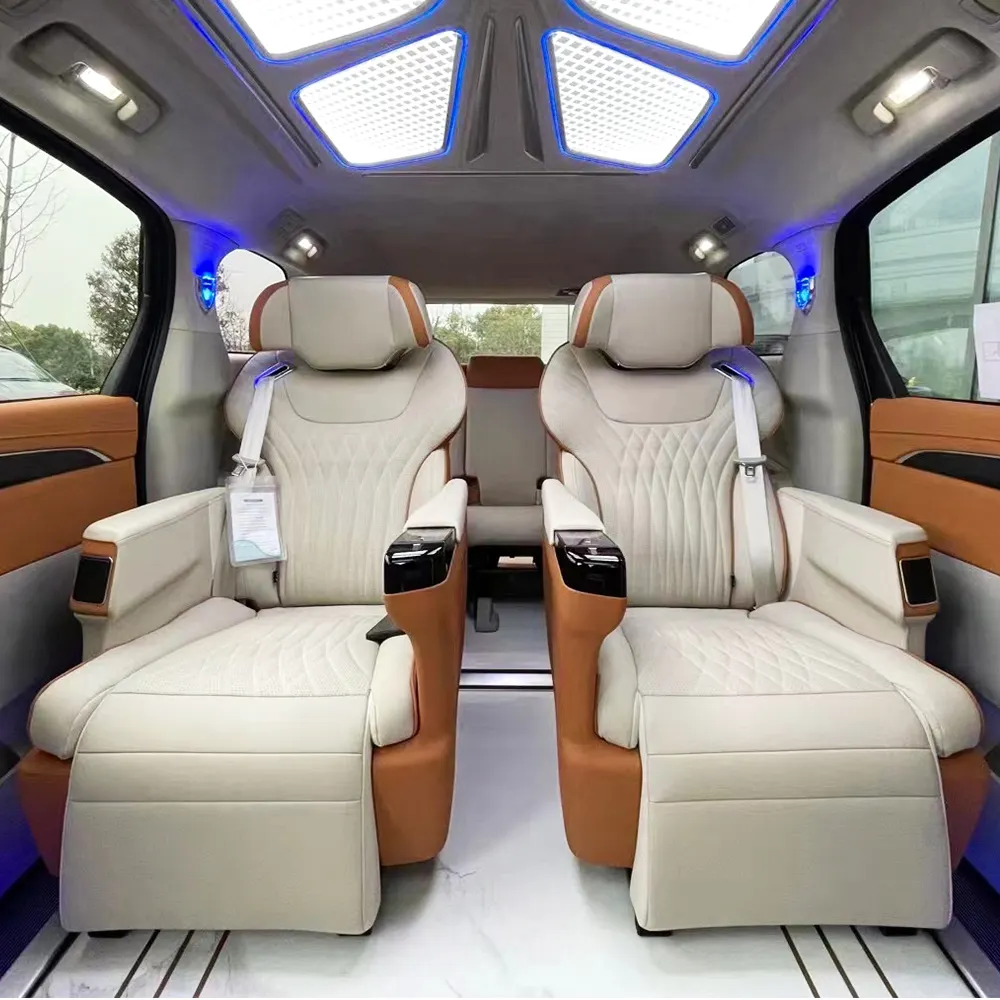 Ghế tự động chỉnh điện sang trọng VIP Captain dành cho MPV có chỗ để chân và gác chân chỉnh điện