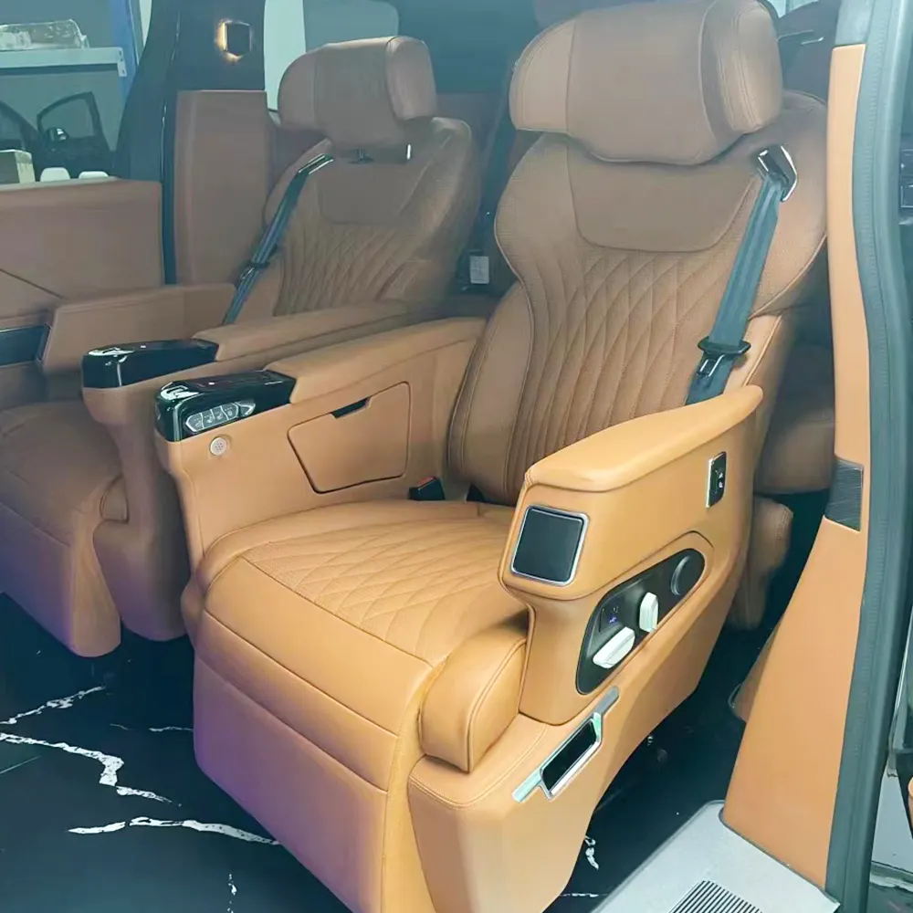 Ghế tự động chỉnh điện sang trọng VIP Captain dành cho MPV có chỗ để chân và gác chân chỉnh điện